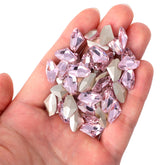 Pink Galactic Shape Glass Pointed Back Fancy Rhinestones WholesaleRhinestone